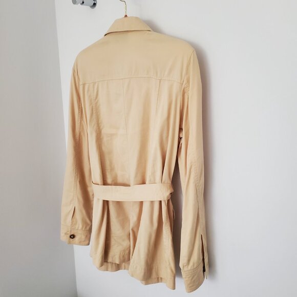 Cami Women's Banana Color Belted Safari Style Jacket  18 - Picture 4 of 12